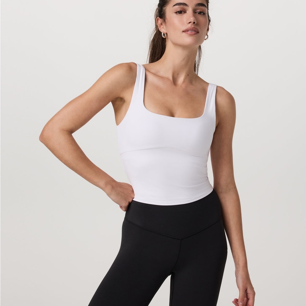 Vuori AllTheForm Support Tank White